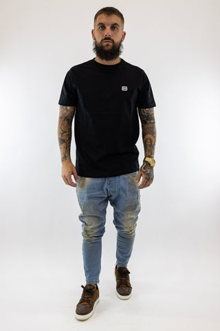 T-Shirt Preta Basica Gianni Kavanagh