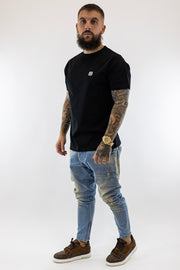 T-Shirt Preta Basica Gianni Kavanagh