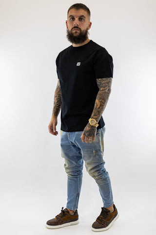 T-Shirt Preta Basica Gianni Kavanagh