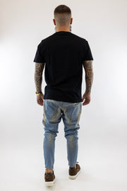 T-Shirt Preta Basica Gianni Kavanagh