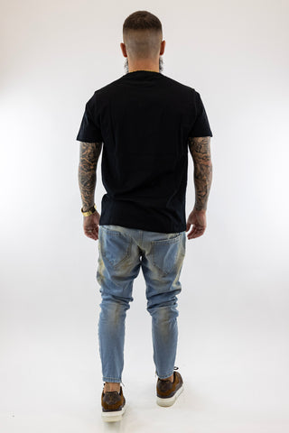 T-Shirt Preta Basica Gianni Kavanagh