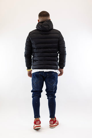 Casaco Capuz Preto Sik Silk