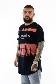 T-shirt Preta Religion