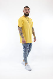 Sik Silk Yellow Script T-shirt