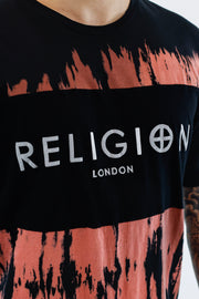 T-shirt Preta Religion