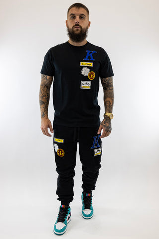 T-Shirt Preta Collage Gianni Kavanagh