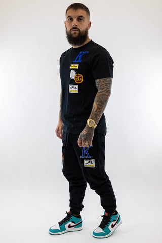 T-Shirt Preta Collage Gianni Kavanagh