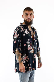 Camisa Oversized Florial Sik Silk