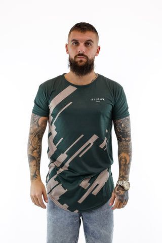 T-shirt Verde ILLUSIVE