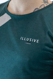 T-shirt Verde ILLUSIVE