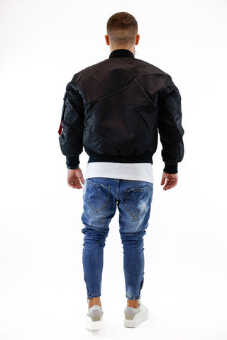 Bomber Jacket Black SIKSILK