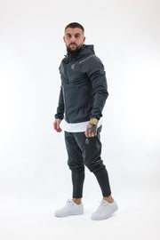 Gym King Reflect Poly FZ Tracksuit - Graphite