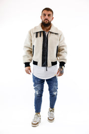 Bomber Jacket Ecru SIKSILK