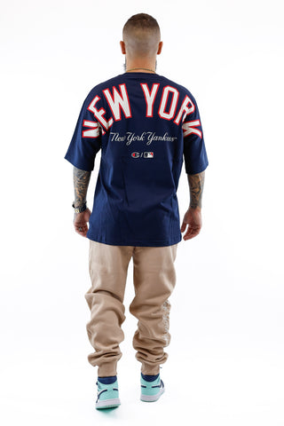 T-shirt Oversized Azul New York Champion