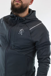 Gym King Reflect Poly FZ Tracksuit - Graphite