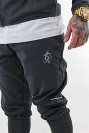 Gym King Reflect Poly FZ Tracksuit - Graphite