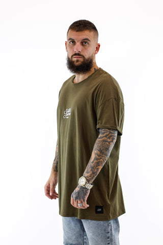 T-shirt Oversized Verde Sixth June