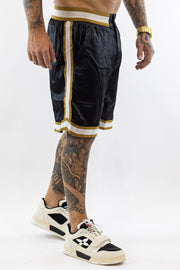 Conjunto Preto e Dourado Sik Silk