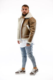 Aviator Jacket Brown SIKSILK