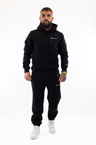 Sweat Preta Cardada Champion