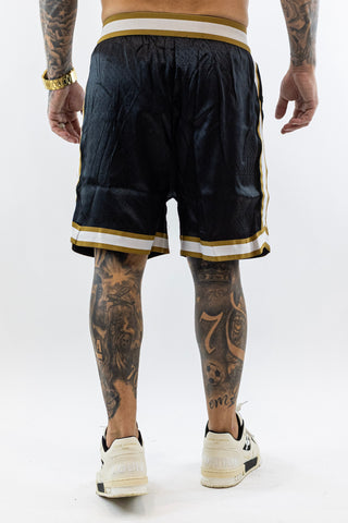 Conjunto Preto e Dourado Sik Silk