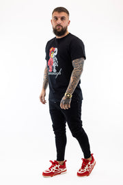 T-Shirt Preta Bear Skeleton Gianni Kavanagh