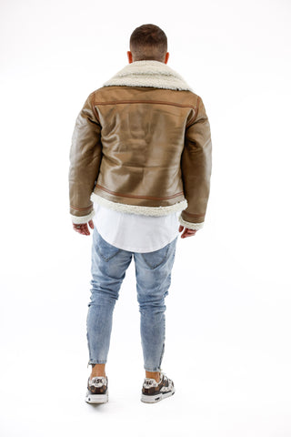 Aviator Jacket Brown SIKSILK