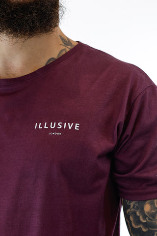 T-shirt Bordeaux ILLUSIVE