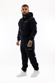 Sweat Preta Cardada Champion