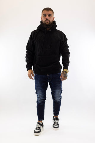 Sweat Capuz Preta Urso Gianni Kavanagh