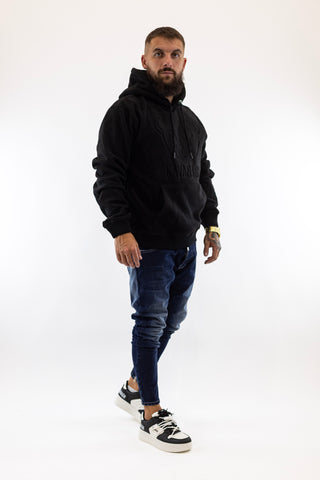 Sweat Capuz Preta Urso Gianni Kavanagh