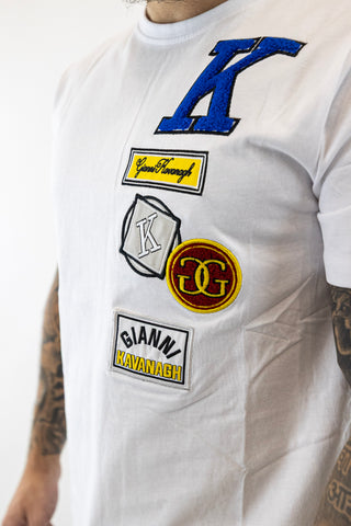 T-Shirt Branca Collage Gianni Kavanagh