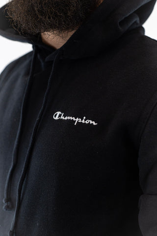 Sweat Preta Cardada Champion