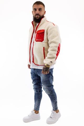 Casaco Pêlo Bege Champion