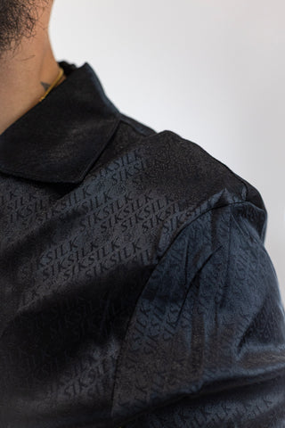 Conjunto Preto e Dourado Sik Silk
