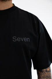 Seven T-Shirt Drop Shoulder Black-Black