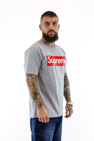 T-shirt Cinza Supreme