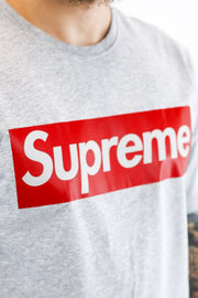 T-shirt Cinza Supreme