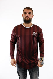 Camisola Listada Bordeaux SikSilk