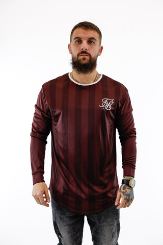 Camisola Listada Bordeaux SikSilk