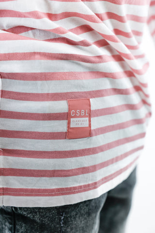 CSBL Striped Scallop Longsleeve