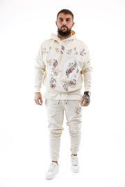 Fato de Treino Completo SikSilk Faded Floral - Cru