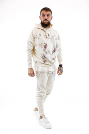 Fato de Treino Completo SikSilk Faded Floral - Cru