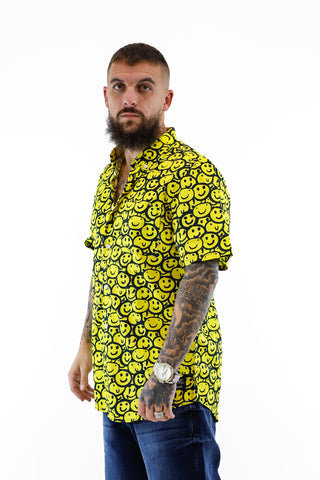 Camisa Amarela Smiley Wesc