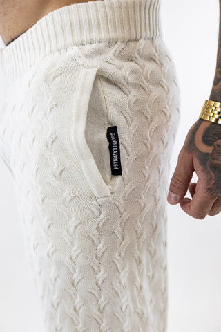 Conjunto Branco Snug Knit Gianni Kavanagh