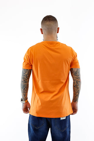 T-shirt Seven Orange & White