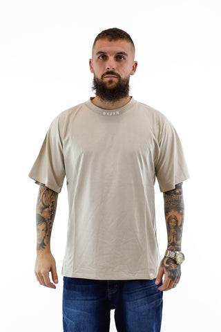 T-shirt Seven Sleveless - Beige & White