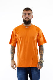 T-shirt Seven Sleveless - Orange & White