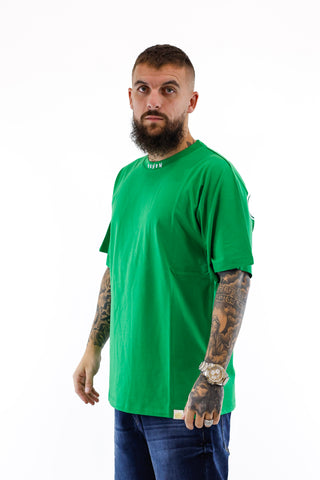 T-shirt Seven Sleveless - Green & White