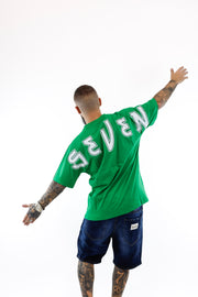 T-shirt Seven Sleveless - Green & White